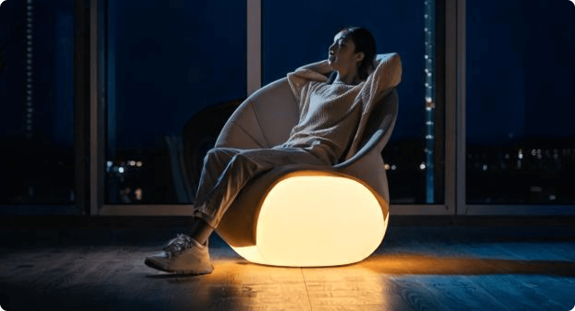 映像と音によるリラクゼーション体験